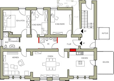 Braumeisterhaus - OG Großwohnung Grundriss