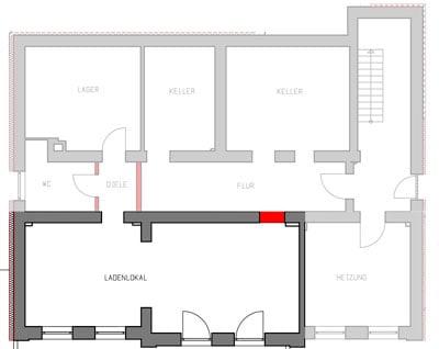 Braumeisterhaus - Ladenlokal Grundriss